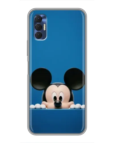 Чехол для TECNO Spark 8P с картинкой «Микки выглядывает» Чехол для TECNO Spark 8P с картинкой «Микки выглядывает»