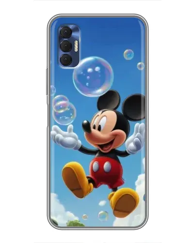 Чехол для TECNO Spark 8P с картинкой «Mickey и мыльные пузыри» Чехол для TECNO Spark 8P с картинкой «Mickey и мыльные пузыри»