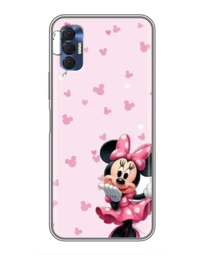 Чехол для TECNO Spark 8P с картинкой «Минни Маус и сердечки» Чехол для TECNO Spark 8P с картинкой «Минни Маус и сердечки»