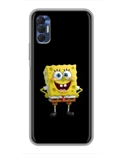 Чехол для TECNO Spark 8P с картинкой «Классический Губка Боб»