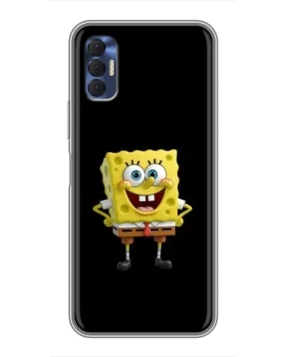 Чехол для TECNO Spark 8P с картинкой «Классический Губка Боб»