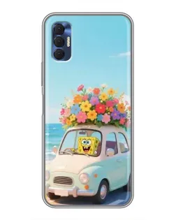 Чехол для TECNO Spark 8P с картинкой «Автомобильное путешествие»