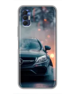 Чохол для TECNO Spark 8P з картинкою «Mercedes — нічне місто»