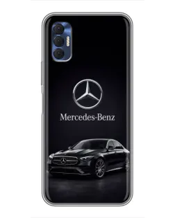 Чохол для TECNO Spark 8P з картинкою «Mercedes — решітка радіатора»