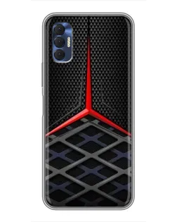 Чохол для TECNO Spark 8P з картинкою «Mercedes Carbon Grid»
