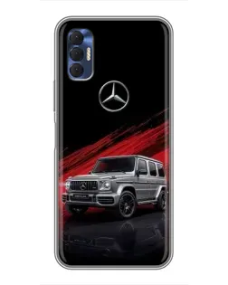 Чохол для TECNO Spark 8P з картинкою «Mercedes G-Class червоний»