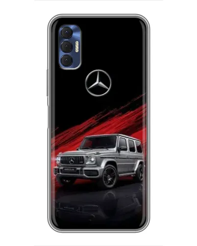 Чохол для TECNO Spark 8P з картинкою «Mercedes G-Class червоний»