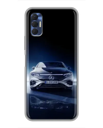 Чохол для TECNO Spark 8P з картинкою «Нічний Mercedes EQ»