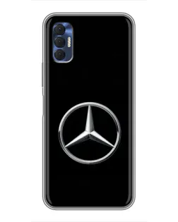 Чохол для TECNO Spark 8P з картинкою «Mercedes класичний лого»