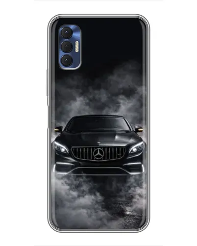 Чохол для TECNO Spark 8P з картинкою «Mercedes у диму»