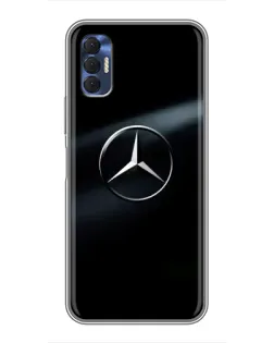 Чохол для TECNO Spark 8P з картинкою «Mercedes на металі»