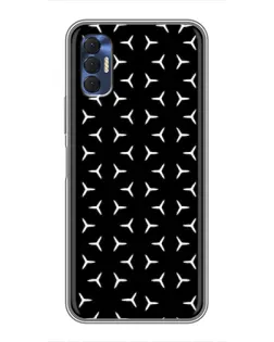 Чохол для TECNO Spark 8P з картинкою «Mercedes паттерн зірок»
