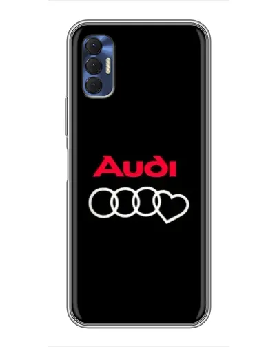 Чохол для TECNO Spark 8P з картинкою «Логотип Audi Heart»