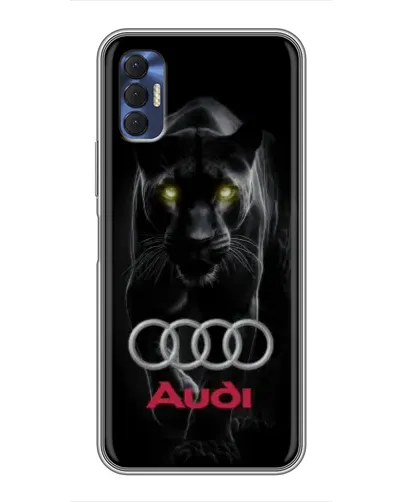 Чохол для TECNO Spark 8P з картинкою «Пантера та Audi»
