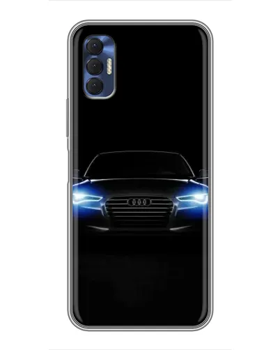 Чохол для TECNO Spark 8P з картинкою «Audi в неоні»