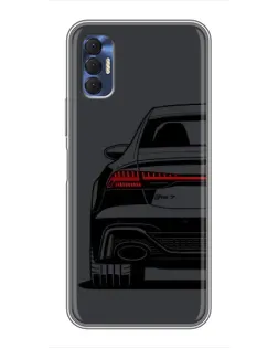 Чохол для TECNO Spark 8P з картинкою «Задня частина Audi — арт»