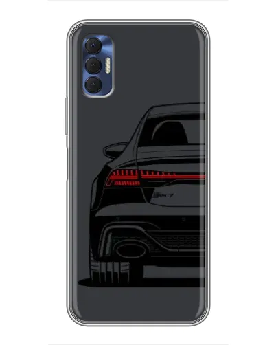 Чохол для TECNO Spark 8P з картинкою «Задня частина Audi — арт»