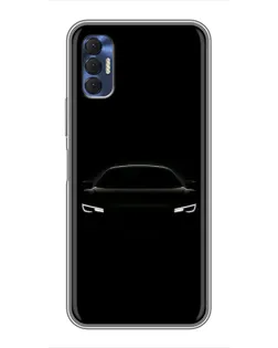 Чохол для TECNO Spark 8P з картинкою «Погляд Audi у темряві»