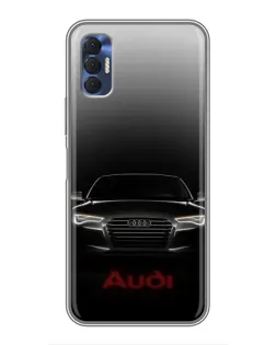 Чохол для TECNO Spark 8P з картинкою «Audi — градієнтний контур»
