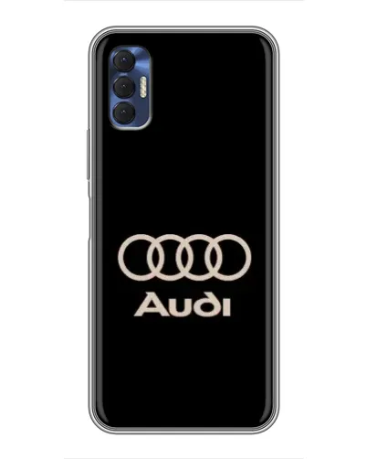 Чохол для TECNO Spark 8P з картинкою «Audi — золотий логотип»