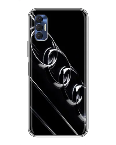 Чохол для TECNO Spark 8P з картинкою «Audi — абстрактні кільця»