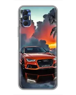 Чохол для TECNO Spark 8P з картинкою «Audi — захід сонця»