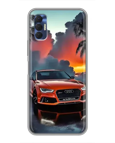Чохол для TECNO Spark 8P з картинкою «Audi — захід сонця»