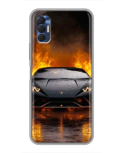 Чохол для TECNO Spark 8P з картинкою «Lamborghini у вогні» Чохол для TECNO Spark 8P з картинкою «Lamborghini у вогні»