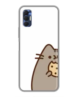 Чохол для TECNO Spark 8P з картинкою «Пушин з печивом»