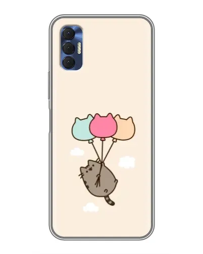 Чохол для TECNO Spark 8P з картинкою «Пушин на кульках»