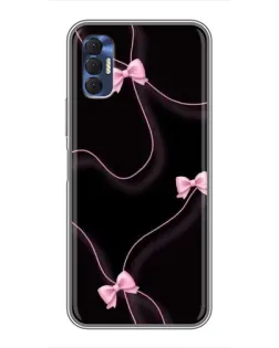 Чохол для TECNO Spark 8P з картинкою «Рожеві стрічки»