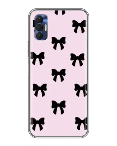 Чохол для TECNO Spark 8P з картинкою «Чорні банти Coquette» Чохол для TECNO Spark 8P з картинкою «Чорні банти Coquette»