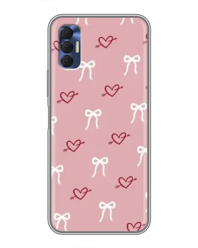 Чохол для TECNO Spark 8P з картинкою «Серця та банти» Чохол для TECNO Spark 8P з картинкою «Серця та банти»