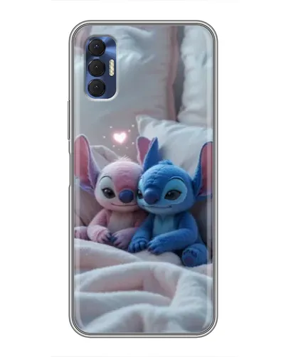 Чехол для TECNO Spark 8P с картинкой «Плюшевые Стич Ангел» Чехол для TECNO Spark 8P с картинкой «Плюшевые Стич Ангел»