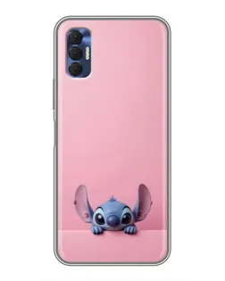 Чехол для TECNO Spark 8P с картинкой «Stitch выглядывает» Чехол для TECNO Spark 8P с картинкой «Stitch выглядывает»