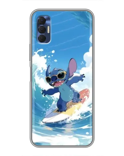 Чехол для TECNO Spark 8P с картинкой «Стич на волне» Чехол для TECNO Spark 8P с картинкой «Стич на волне»