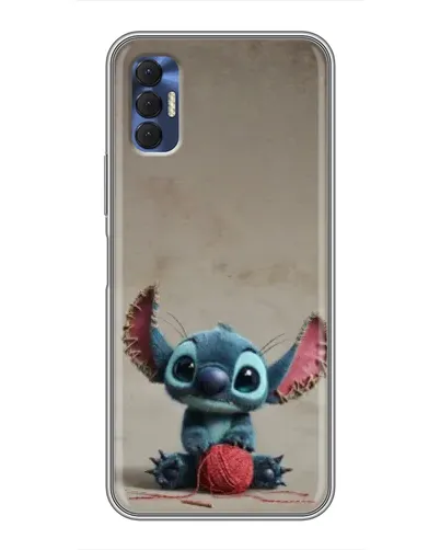 Чехол для TECNO Spark 8P с картинкой «Стич на коричневом фоне» Чехол для TECNO Spark 8P с картинкой «Стич на коричневом фоне»