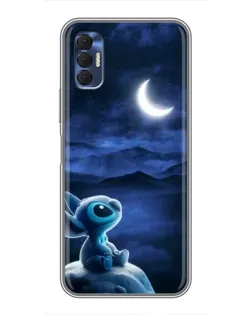 Чехол для TECNO Spark 8P с картинкой «Лунная ночь Стича» Чехол для TECNO Spark 8P с картинкой «Лунная ночь Стича»