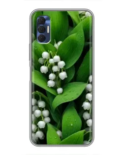 Чохол для TECNO Spark 8P з картинкою «Конвалії в зелені» Чохол для TECNO Spark 8P з картинкою «Конвалії в зелені»
