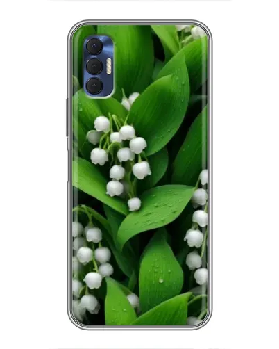 Чохол для TECNO Spark 8P з картинкою «Конвалії в зелені»