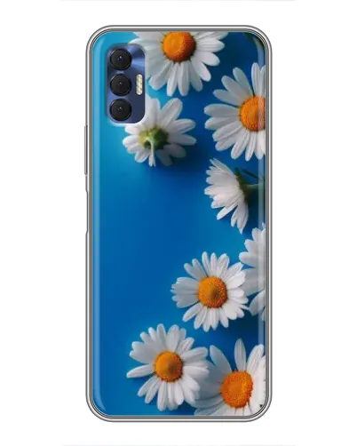 Чохол для TECNO Spark 8P з картинкою «Білосніжні маргаритки»