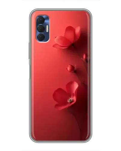 Чохол для TECNO Spark 8P з картинкою «Макові суцвіття»