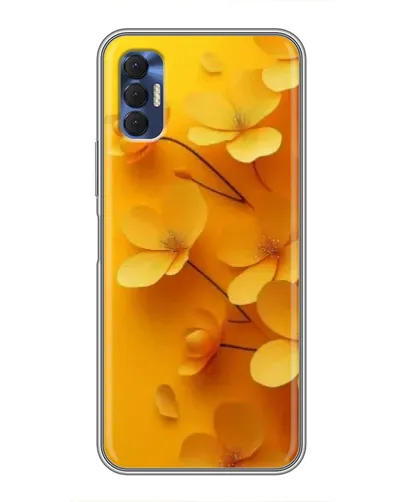 Чохол для TECNO Spark 8P з картинкою «Золоті пелюстки»