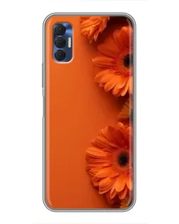 Чохол для TECNO Spark 8P з картинкою «Помаранчеві гербери» Чохол для TECNO Spark 8P з картинкою «Помаранчеві гербери»