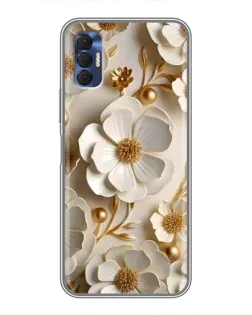 Чохол для TECNO Spark 8P з картинкою «Білі паперові квіти» Чохол для TECNO Spark 8P з картинкою «Білі паперові квіти»