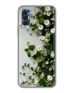 Чохол для TECNO Spark 8P з картинкою «Гілка дрібних білих квітів» Чохол для TECNO Spark 8P з картинкою «Гілка дрібних білих квітів»
