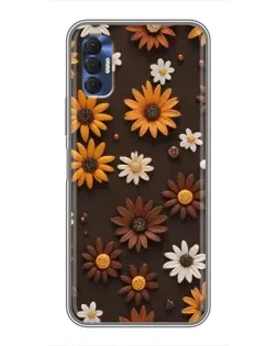 Чохол для TECNO Spark 8P з картинкою «Візерунок з маленьких соняшників» Чохол для TECNO Spark 8P з картинкою «Візерунок з маленьких соняшників»