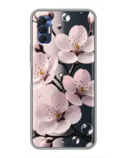 Чохол для TECNO Spark 8P з картинкою «Ніжня сакура та краплі» Чохол для TECNO Spark 8P з картинкою «Ніжня сакура та краплі»