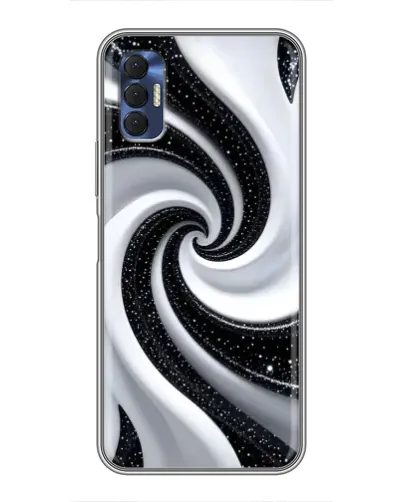 Чохол для TECNO Spark 8P з картинкою «Чорно-біла спіраль» Чохол для TECNO Spark 8P з картинкою «Чорно-біла спіраль»