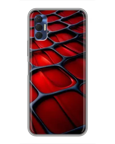 Чохол для TECNO Spark 8P з картинкою «Червона глянцева сітка» Чохол для TECNO Spark 8P з картинкою «Червона глянцева сітка»
